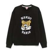 Kenzo Svart Crew Neck Tröja Black, Herr