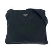 Prada Vintage Pre-owned Canvas prada-vskor Black, Dam