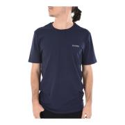 Guess Petit Logo Bomull T-shirt - Blå Blue, Herr