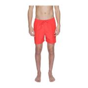 Calvin Klein Röd Polyester Badkläder Vår/Sommar Kollektion Red, Herr