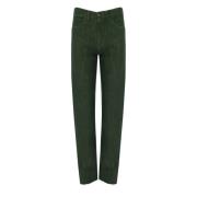 White Sand Straight Jeans Green, Dam