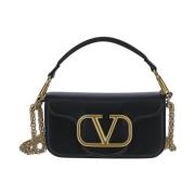 Valentino Garavani Logo Svart Väska Black, Dam