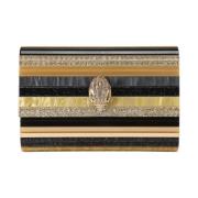 Kurt Geiger Festlig Eagle Clutch Svart Syntetisk Multicolor, Dam