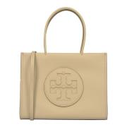 Tory Burch Ella Bio Small Tote Väska Beige, Dam