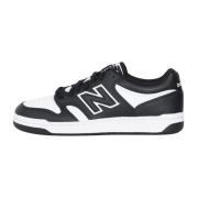 New Balance Basketbollinspirerade lädersneakers White, Herr