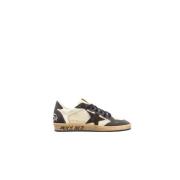 Golden Goose Bruna Läder- och Mesh Sneakers Brown, Dam