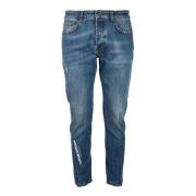 Costume National Moderne Jeans med 98% Bomull Blue, Herr