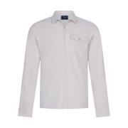 Cavallaro Zelo Overshirt Stilren Casual Skjorta White, Herr