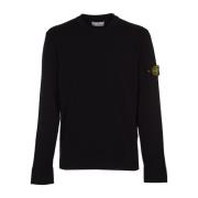 Stone Island Blå Sweaters Maglia RWS Blue, Herr