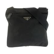 Prada Vintage Pre-owned Canvas prada-vskor Black, Dam