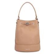 Zanellato Läder Bucket Bag med Handtag Brown, Dam