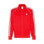 Adidas Originals Röd Adicolor Cassic Primeblue SST Dragkedja Sweatshir...