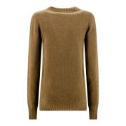 Philosophy di Lorenzo Serafini Brun Stickad Crew Neck Tröja Brown, Dam