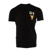 Dsquared2 Cool Fit Tee Svart T-shirt Herr Black, Herr