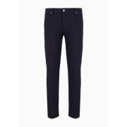 Emporio Armani Stretch bomull 5-ficksbyxor Blue, Herr