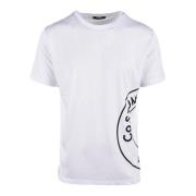 Costume National Bomull T-shirt med unik design White, Herr