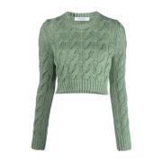 Max Mara Sfinge Stickat Kollektion Green, Dam