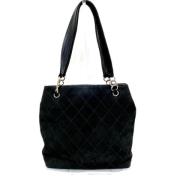 Chanel Vintage Pre-owned Laeder totevskor Black, Dam