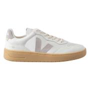 Veja Retro Läder Sneakers White, Herr