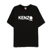 Kenzo Svart Crew Neck T-shirts och Polos Black, Herr