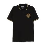 Versace Jeans Couture Stiliga T-shirts och Polos Kollektion Black, Her...