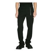 Lanvin Ull Twill Skräddarsydda Byxor Black, Herr