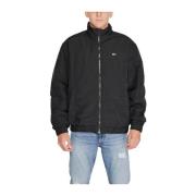 Tommy Jeans Snygg Svart Polyamidjacka Black, Herr