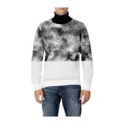 Antony Morato Bomull Jersey Stickad Tröja White, Herr