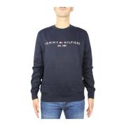 Tommy Hilfiger Logo Sweatshirt Blue, Herr