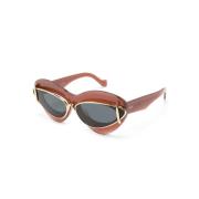 Loewe Lw40119I 66A Sunglasses Brown, Dam