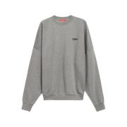 032c Bubble Crewneck Sweater Gray, Herr