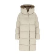 Save The Duck Sibyl Hooded Padded Jacket Beige, Dam