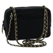 Chanel Vintage Pre-owned Bomull chanel-vskor Black, Dam