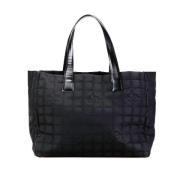 Chanel Vintage Pre-owned Canvas chanel-vskor Black, Dam