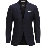 Hugo Boss Slim Fit Ylleblandning Jacka Blue, Herr