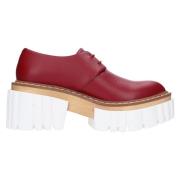 Stella McCartney Platta skor Bordeaux Red, Dam