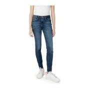 Guess Blå Skinny Jeans med Elastan Blue, Dam