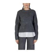 Jacqueline de Yong Höst/Vinter Damtröjor Kollektion Gray, Dam