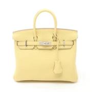 Hermès Vintage Pre-owned Laeder handvskor Yellow, Dam