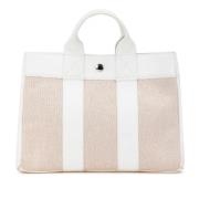 Hermès Vintage Pre-owned Canvas totevskor White, Dam