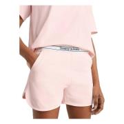 Tommy Hilfiger Logo Taping Shorts Pink, Dam