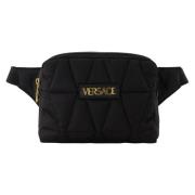 Versace Quiltad midjeväska Vår-Sommar 2025 Black, Herr