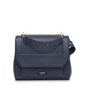 Lancel Blå läder crossbodyväska Ninon Blue, Dam