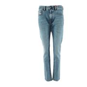 Diesel Slim Fit Mid Waist Slim Leg Jeans Blue, Herr