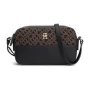 Tommy Hilfiger Jacquard Kameraväska Black, Dam