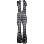 Antonino Valenti Mönstrad Stickad Ärmlös Jumpsuit Black, Dam