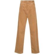 Carhartt Wip Byxor med smal passform i corduroy Beige, Herr