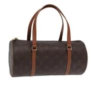 Louis Vuitton Vintage Pre-owned Canvas handvskor Brown, Dam