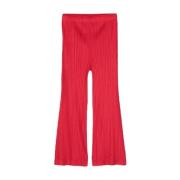 Issey Miyake Wide Trousers Red, Dam