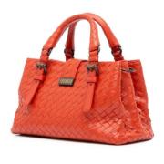 Bottega Veneta Vintage Pre-owned Laeder handvskor Orange, Dam